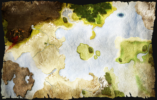 Worldmap from Tales of Honor
